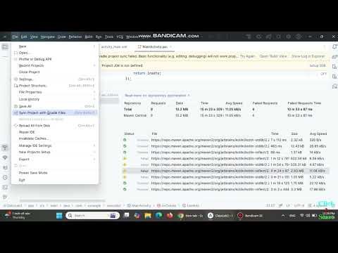 Solve Gradle Sync Failed: Could Not Get Resources from android studio