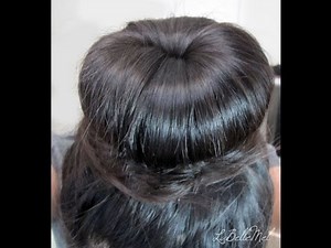 The perfect donut bun hair tutorial