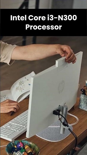 HP 23.8 inch All-in-One Desktop PC Review! #shorts