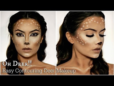 Easy Deer Makeup Tutorial | Halloween