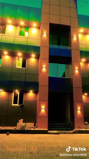 ACP Cladding sheet night view