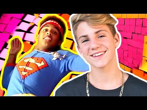 STICKY NOTE PRANK! JUSTIN FREAKS OUT!
