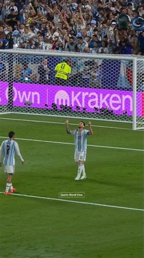 Messi Goal celebration for defaul fifa world cup
