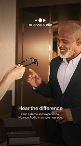 Plan your demo for Nuance Audio Glasses, the new OTC hearing aid invisibly integrated into your smart glasses. | Nuance Audio