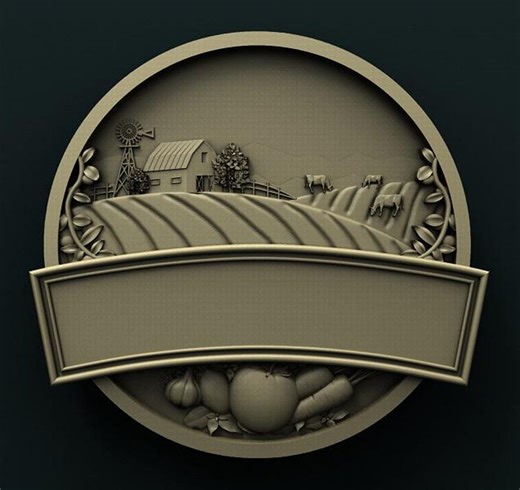 Farm Sign 3D STL File: CNC Carving Template, Woodworking Project (digital Download) - Etsy Canada