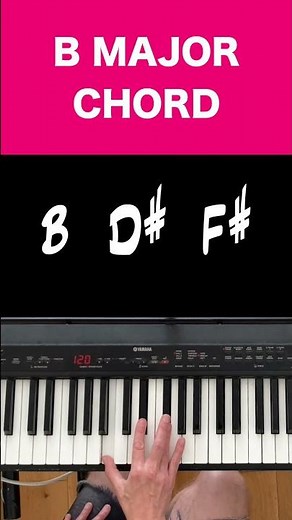 Learn To Play B Major Chord On Piano: Easy Tutorial For Beginners | Music Simply Understood #bmajor