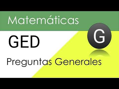 GED Preguntas Generales - Matemáticas