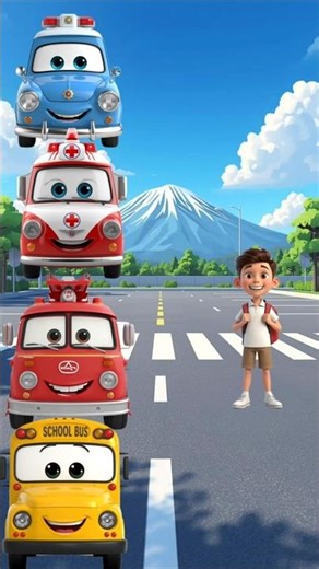 Let's find a school bus 🚌🚍 #shorts #cartoon