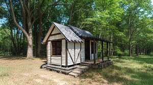 From start to finish, I built a house using pallets. A rewarding DIY adventure! 🌲🏡🔨 #PalletHouse #DIYBuild #UpcycledLiving | The Forest Path