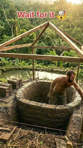 From Dirt to Luxury – Jungle House and Infinity Pool Build #satisfyingvideo #timelapsebuild