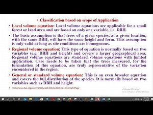 Types Of Volume Table In Forestry | Forest Education