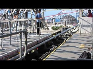 Arrow Dynamics Launched Loop Revolution Blackpool Pleasure Beach Revolution 2015 Offride 1