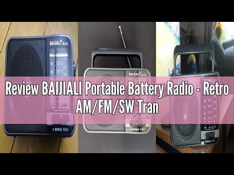 Review BAIJIALI Portable Battery Radio - Retro AM/FM/SW Transistor Radio with 5W Speaker | USB-C & B