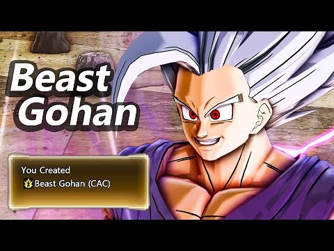 NEW BEAST GOHAN (CAC)! How To Create Gohan (Beast) In Dragon Ball Xenoverse 2