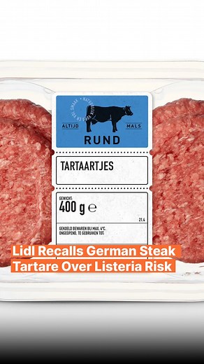 Dutch Breaking News 🇳🇱 on Instagram: "Product Recall Alert from Lidl! 🚨 Lidl Nederland is recalling its German steak tartare due to listeria contamination. If you purchased this product (best-before date: March 13, 2025, barcode: 4056489681731), do not consume it! Listeria can pose serious health risks, especially for pregnant women, the elderly, and those with weakened immune systems. You can return the product to any Lidl store for a full refund, even without a receipt. For more details, vi