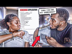 ASKING ZOE TO FILL OUT MY SIDECHICK APPLICATION... (GONE RIGHT!)