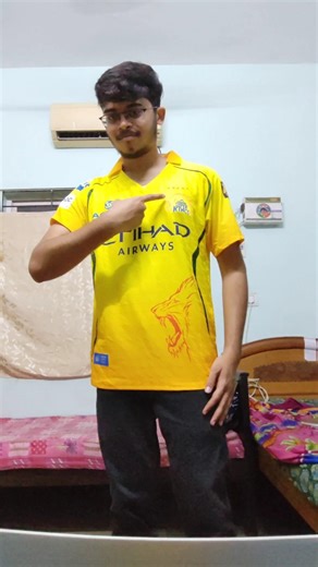 CSK 2026 Official Jersey Unboxing & First Impressions ⁉️🤯 #shorts #csk #jersey #csk2026