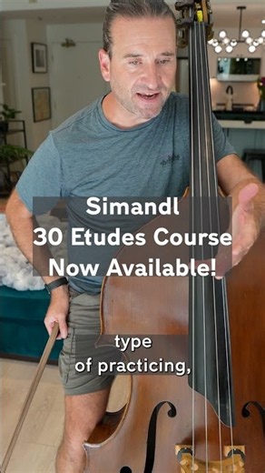 Learn about Simandl’s Etude No. 24, Allegretto for double bass