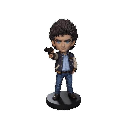 Martin Riggs – Lethal Weapon Chibi Action Detective Figure (Fan Art)