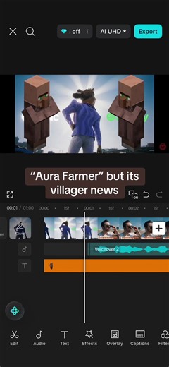 Aura Farmer: The Villager News Voiceover by Horror Skunx