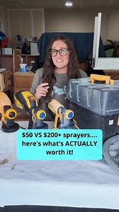 I’ve used all 3 of these sprayers!👌 Vonforn is budget friendly (it's on a great deal right now!!), Wagner gives pro results, and the 5000 is my fave for a smooth finish and wrist comfort. Want to see which one’s right for you? Comment 💥SPRAYER💥 and I’ll send you a quick breakdown of each one links to check them out! 🤩 | A Ray of Sunlight - Painted Furniture & DIY