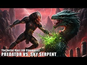 Predator vs. Sky Serpent: The Aerial Hunt (4K Cinematic)