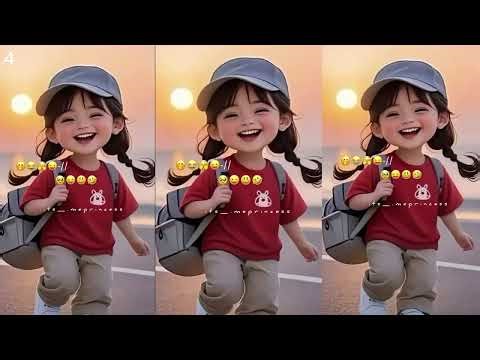 Cute Girl Status 😍✨|For What's App And Instagram