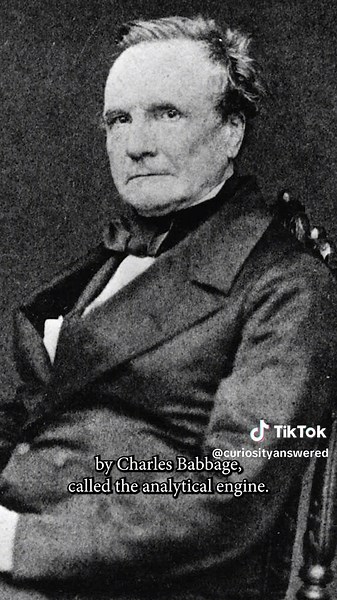 The first real computer was designed 200 years ago! 🤯 Charles Babbage created the Analytical Engine in 1837. But it was Ada Lovelace who wrote the first software algorithm. #history #historytime #historytok #facts #factoftheday #tech #techtok #computer #invention #fyp #AdaLovelace #babbage #programming