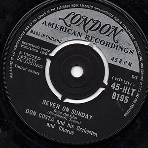Don Costa And His Orchestra And Chorus - Never On Sunday