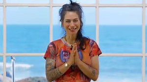 40K views · 25 reactions | Bhakti Yoga is the path of love, devotion, and surrender. Join us on YogaAnytime.com for Season 6 of our online yoga show, the Bhakti Show, where Astrud Castillo guides us through creative and fluid Vinyasa sequences while weaving together mantra, meditation, and breath. | Yoga Anytime | Facebook