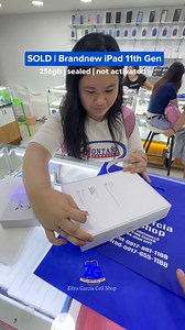SOLD | Brandnew iPad 11th Gen (256gb), thank you for trusting Zitro Garcia Cell Shop!💙❤️ #zitrogarciacellshop #zitrogarcia #legitseller #greenhillslegitseller #installmentavailable #GadgetSale #AndroidSale #HolidayPromo #AndroidLovers #WeekendDeals | Zitro Garcia Cell Shop