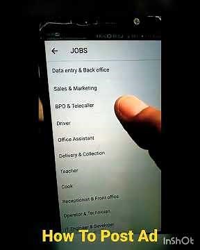 How To Post Ad On OLX | Job Ads On OLX