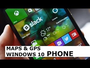 Windows 10 Mobile - how to install and update maps for Offline GPS navigation