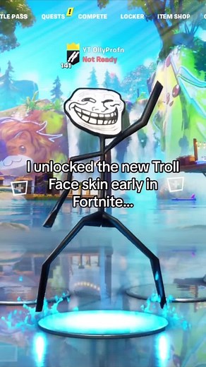 Unlocking the Troll Face Skin in Fortnite: Gameplay Highlights