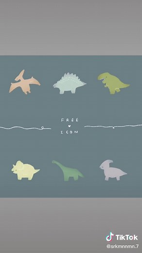 恐竜フリーアイコンの描き方 | イラスト入門