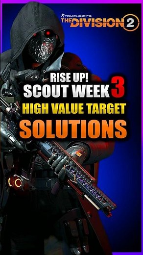 Manhunt Scout Week 3 High Value Target! #division2builds #division2build #legendary #division2