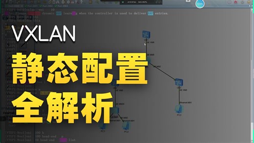 5.VXLAN手工配置实战：一步步搭建Overlay网络