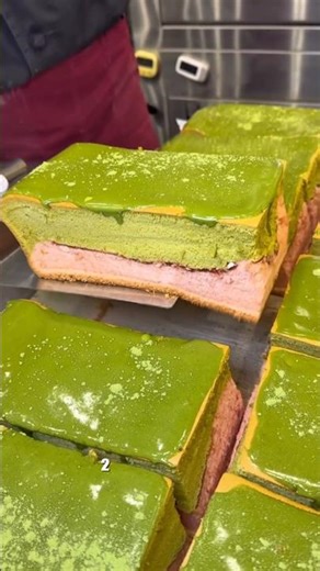 Japan Matcha Starwberry Castella 😊🍰