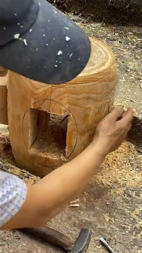 Handmade wooden stool #Craftsman #TraditionalCulture #Handmade #Original