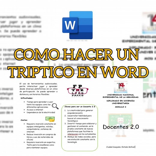 Cómo hacer un tríptico en Word: Guía completa