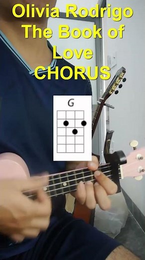 Ukulele Tutorial Olivia Rodrigo The Book of Love