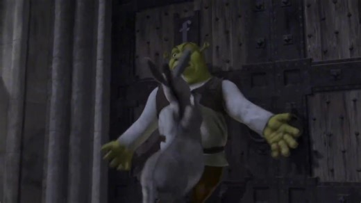"Santa cachucha ya dijo la frase". Burro Película: Shrek (2001) EE. UU. | Frases de Cine