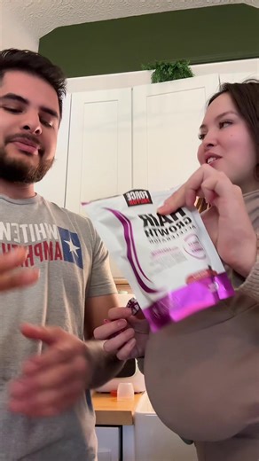 He thought they were candy 😂 #forcefactor #hairgrowth #hairgrowthtips #thinhair #hairsupplement @Force Factor