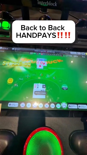 Winning STREAK of HANDPAYS ‼️‼️ #casinos #handpay #gambler #casinomachine #blackjack #vegas