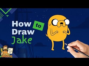 How To Draw Jake The Dog (Adventure Time) - Step By Step!