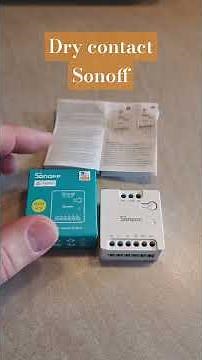 New Sonoff Mini-D with dry contacts #sonoff #smarthome