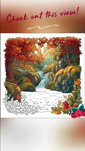 Step by Step Coloring | Autumn Paint by Numbers for Relaxation