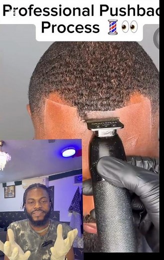 How to do professional pushback ✂️✂️💇🪒 #barber #explore #hairstyle #barberlife #shorts