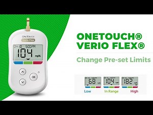 Change pre-set range Limits in OneTouch® Verio Flex Meter