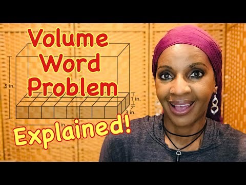 Volume Word Problem Explained!